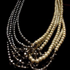 Pearl and Crystal Necklace